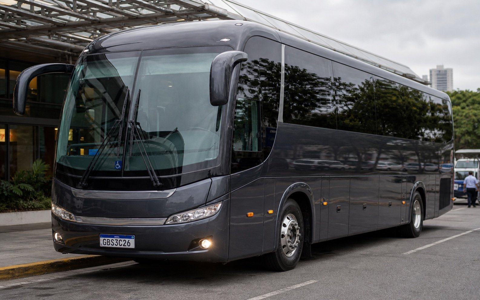 Ônibus executivo para viagens corporativas e de longa distância